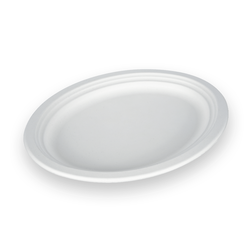 12.5 Inch Biodegradable Oval Plate