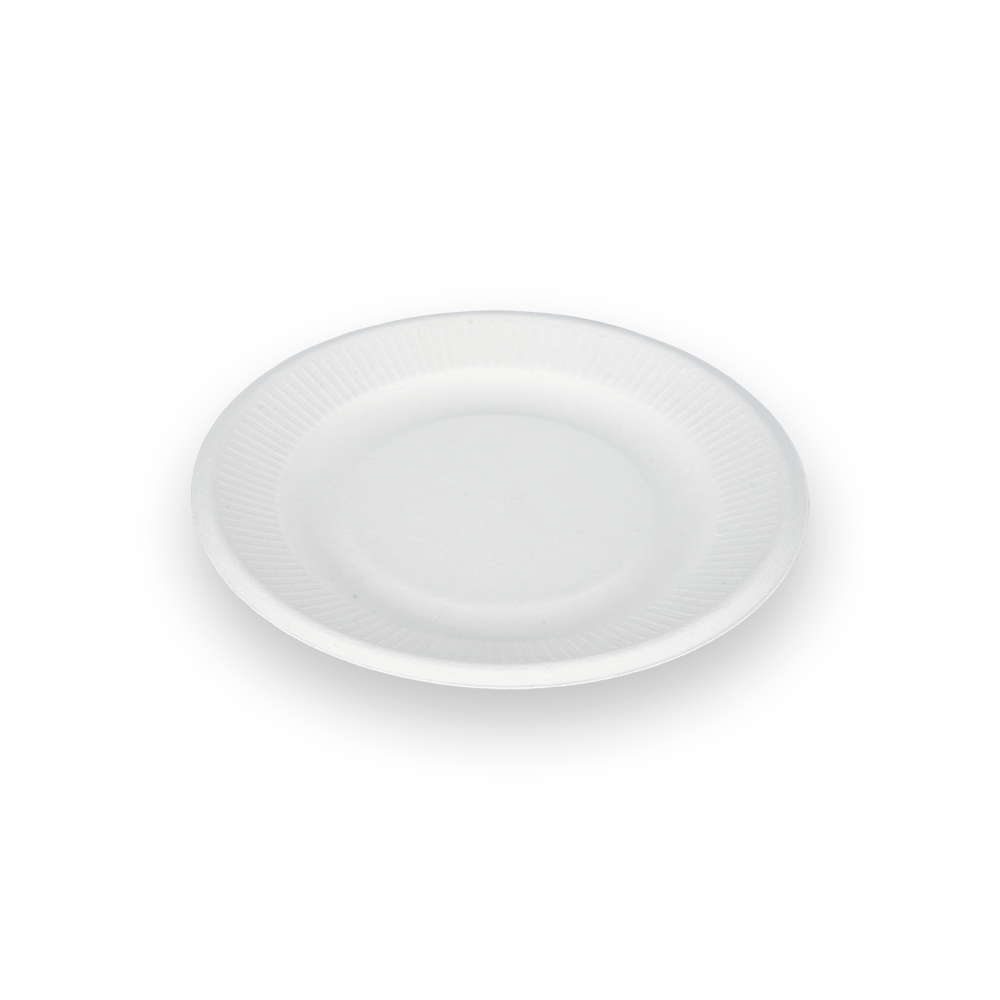 7 Inch Rippled Edge Biodegradable Plate