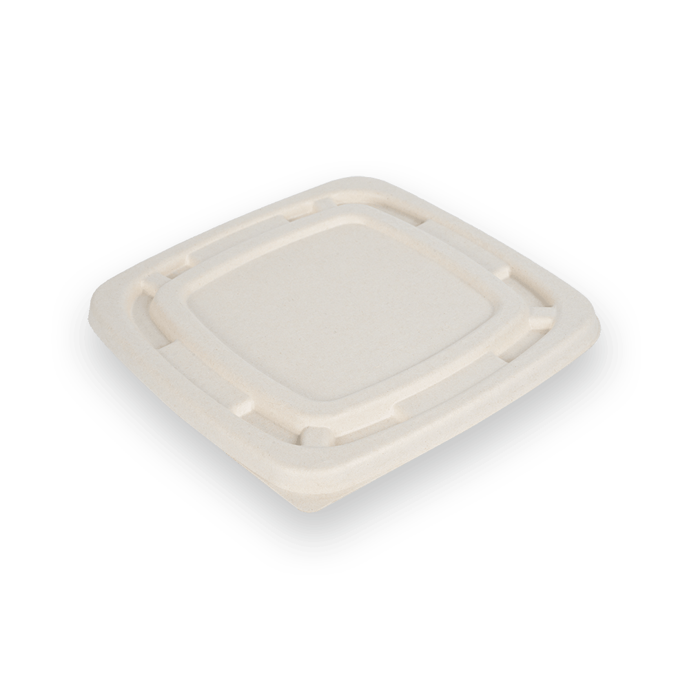 Pulp lid for 4 square bowls