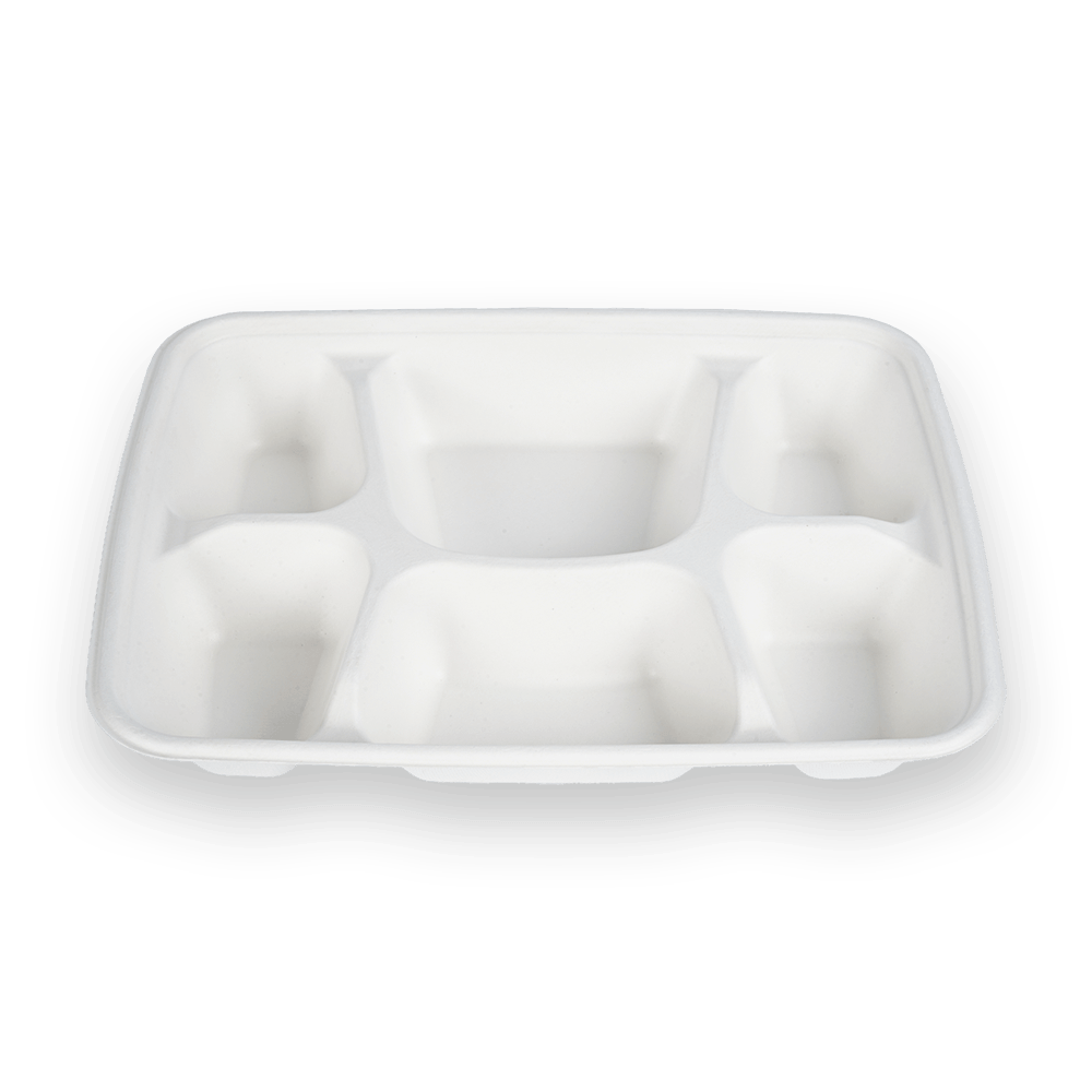 6 Compartment Lunch Tray