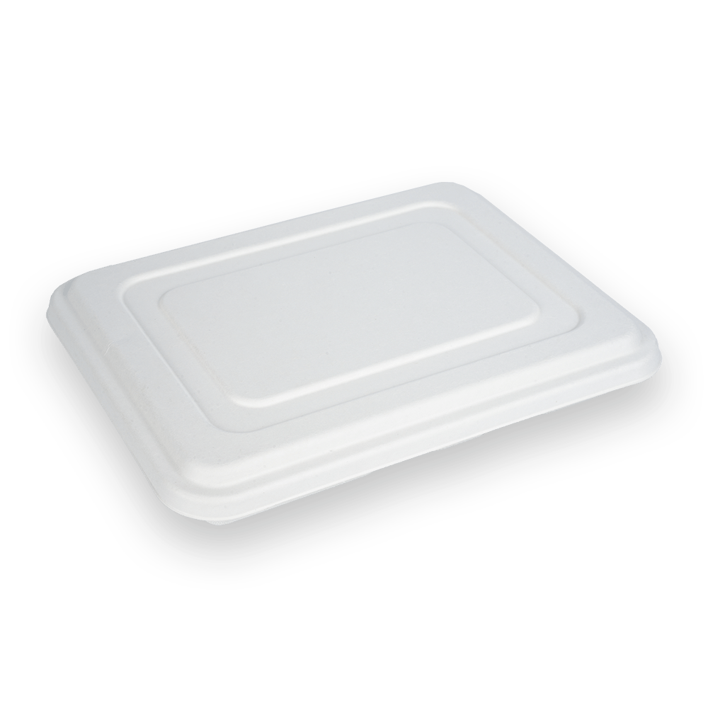 Pulp Lid for 6 Compartment Lunch Tray