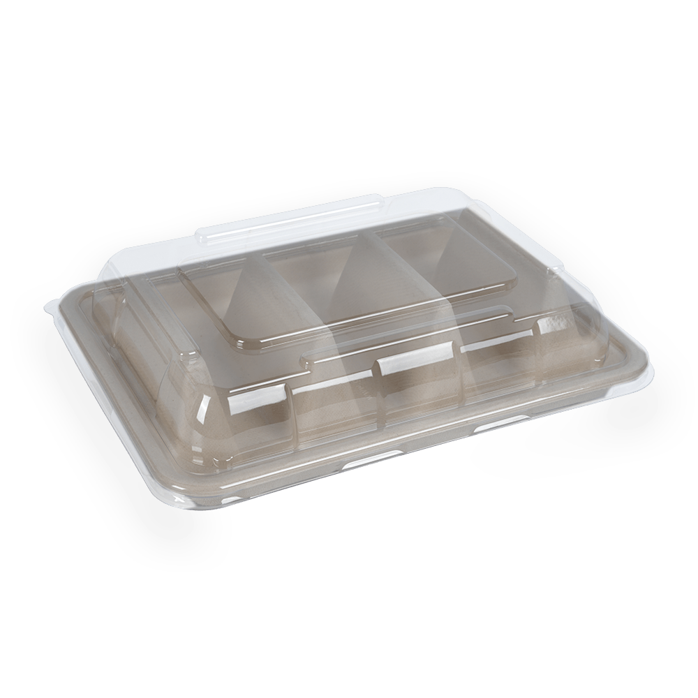 Taco tray PET lid