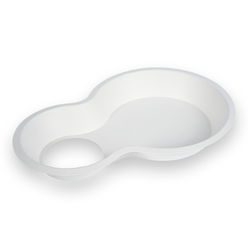 Disposable Plates with Cup Holder