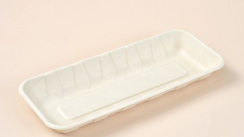 Molded fiber tray as a food-contact article with its specification file