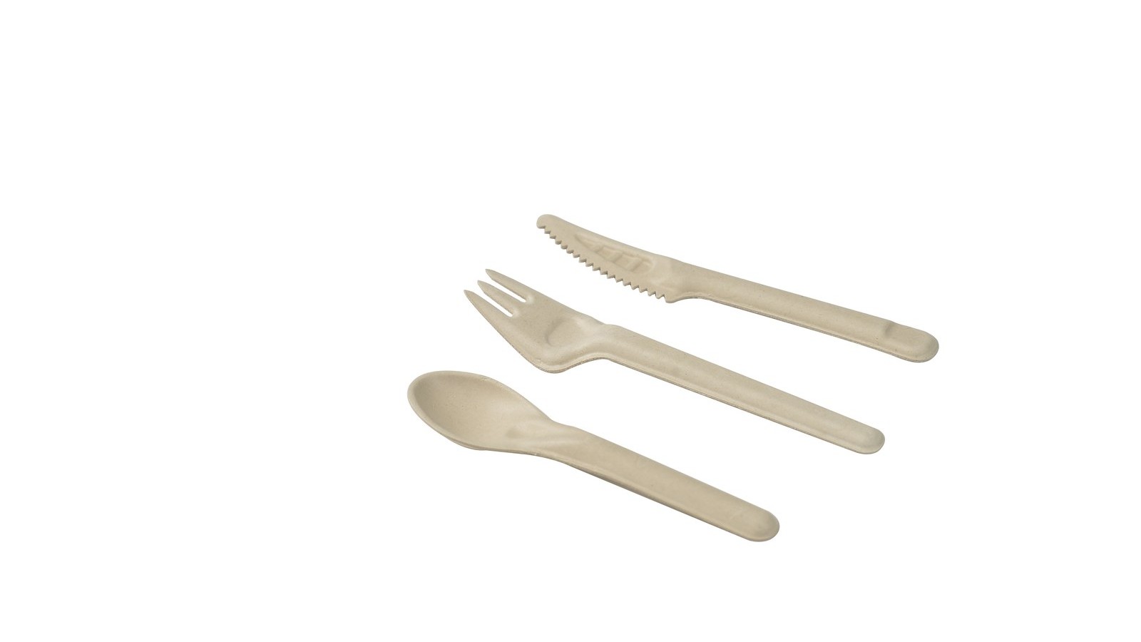 Molded fiber bagasse tableware range with mixed product families
