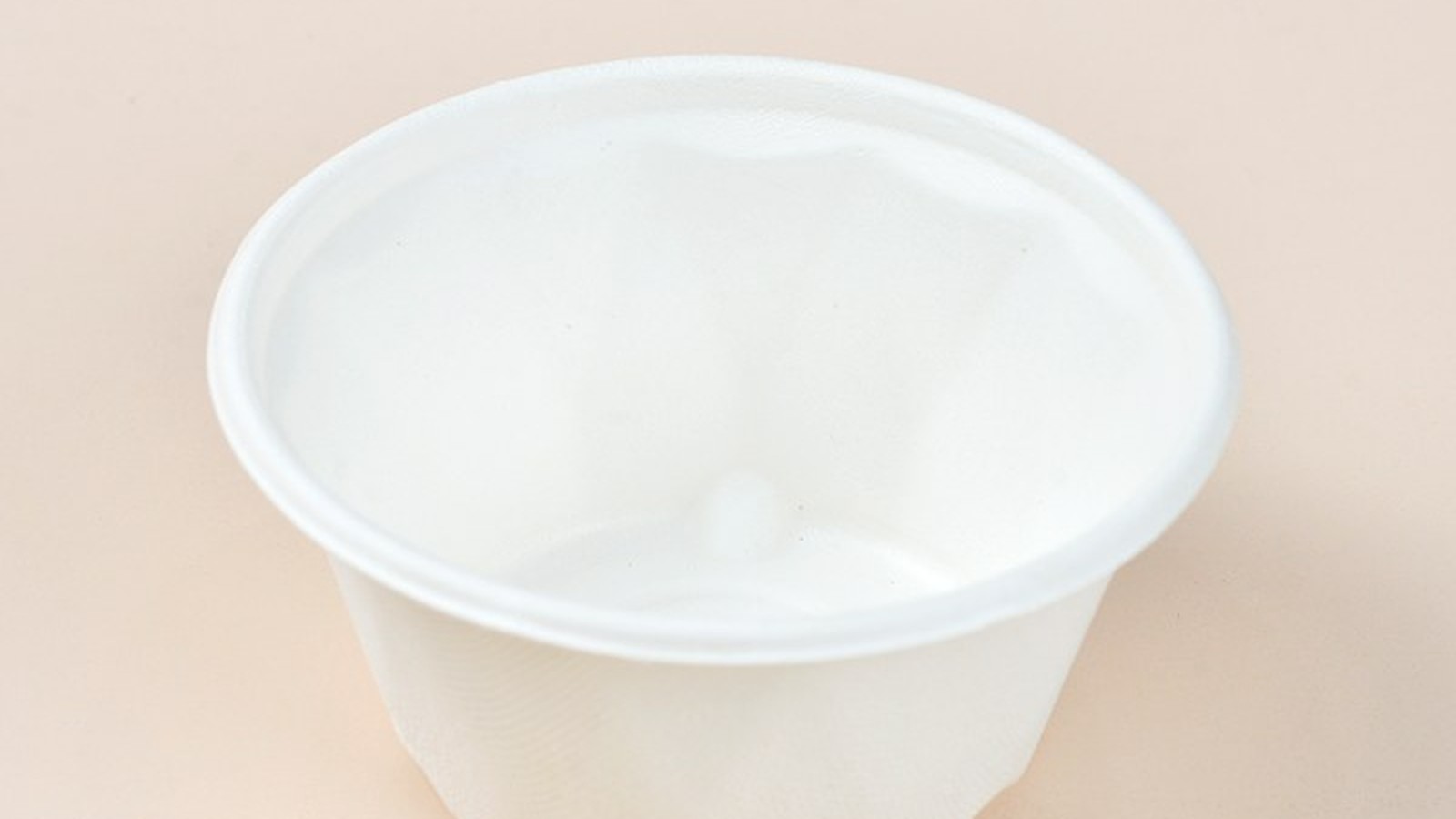 Bagasse soup cup with lid